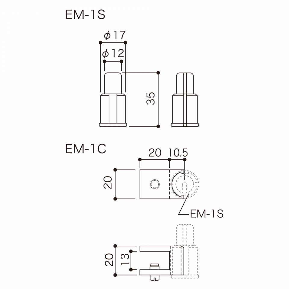 EM-1S , EM-1C | 荒川技研工業 EM-1S , EM-1C | 荒川技研工業