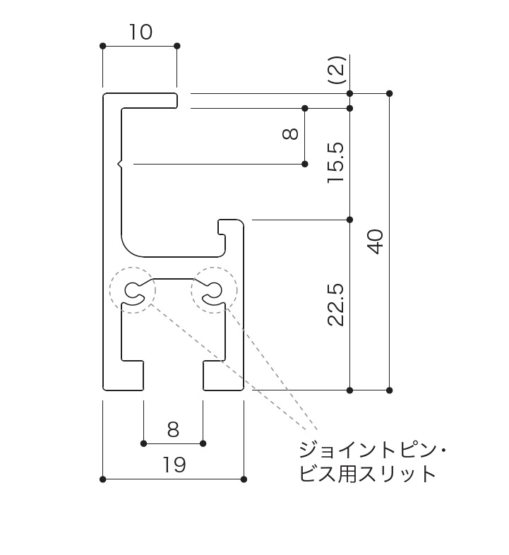 市場 ARAKAWA フック型 CRJ専用レールアタッチメント ニッケルメッキ