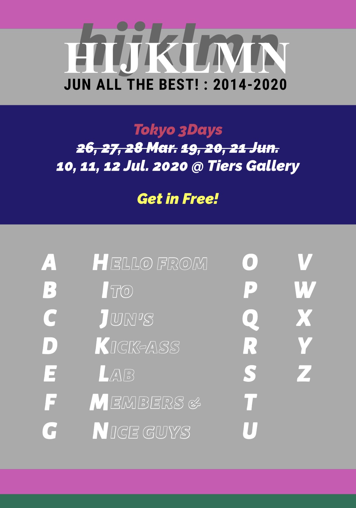 HIJKLMN JUN ALL THE BEST! : 2014-2020