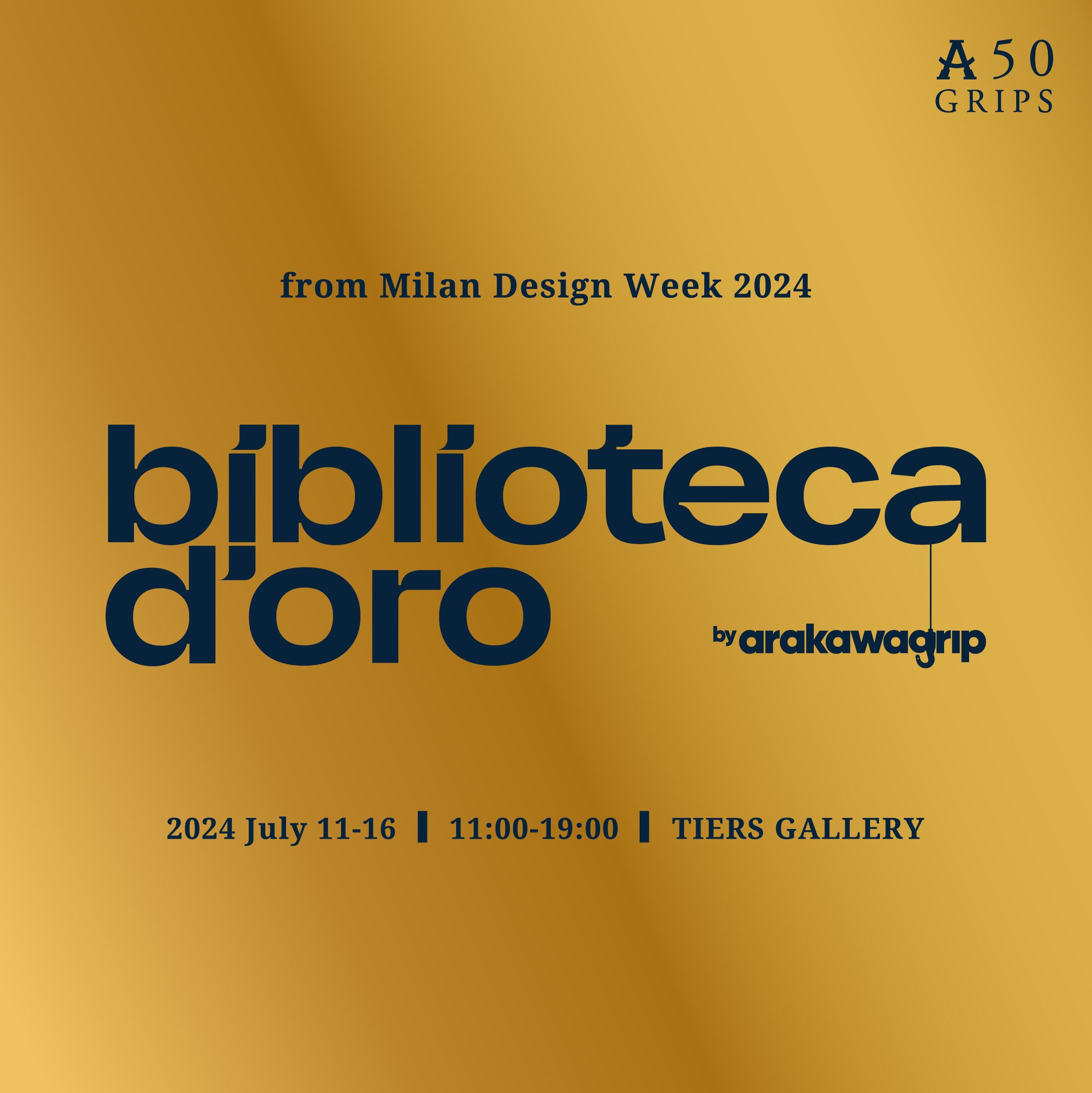 biblioteca d’Oro -HOW ARE ARAKAWA GRIP AND YOU CONNECTED?-