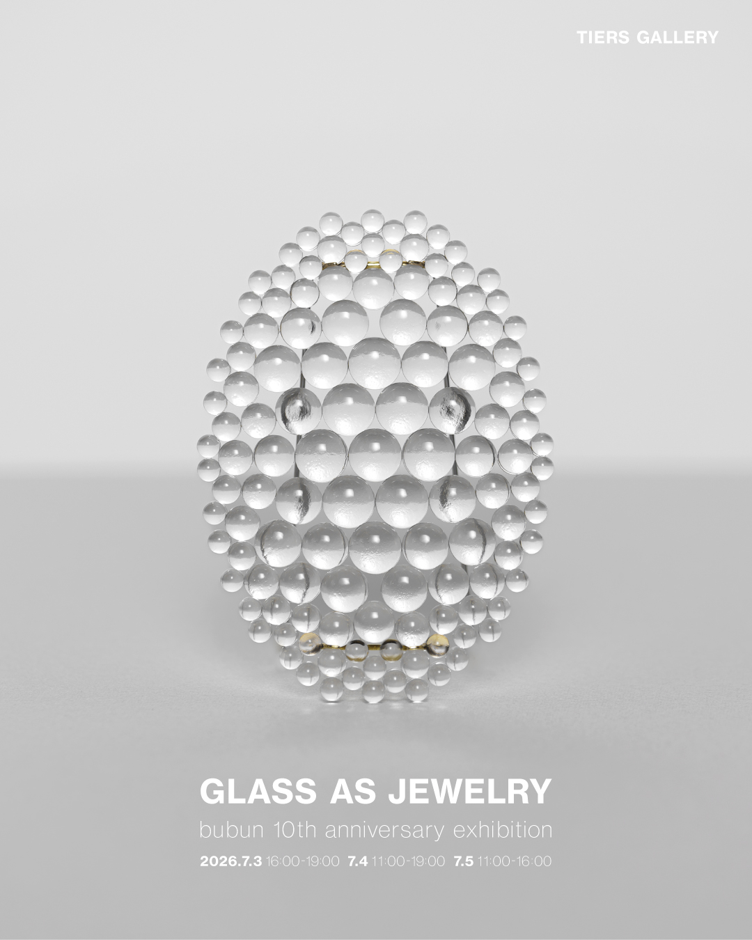 GLASS AS JEWELRY | bubun 10th anniversary exhibition